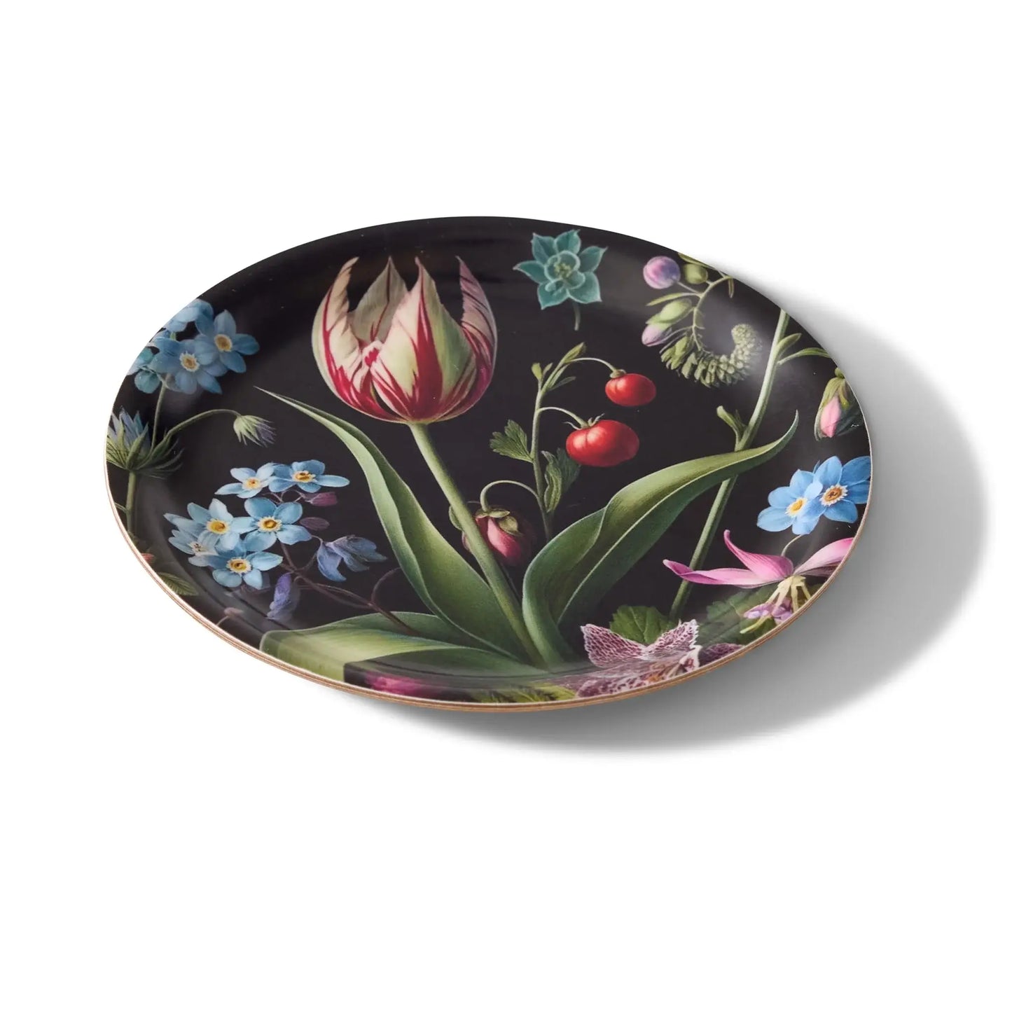 Forget-Me-Nots Mini Birchwood Tray