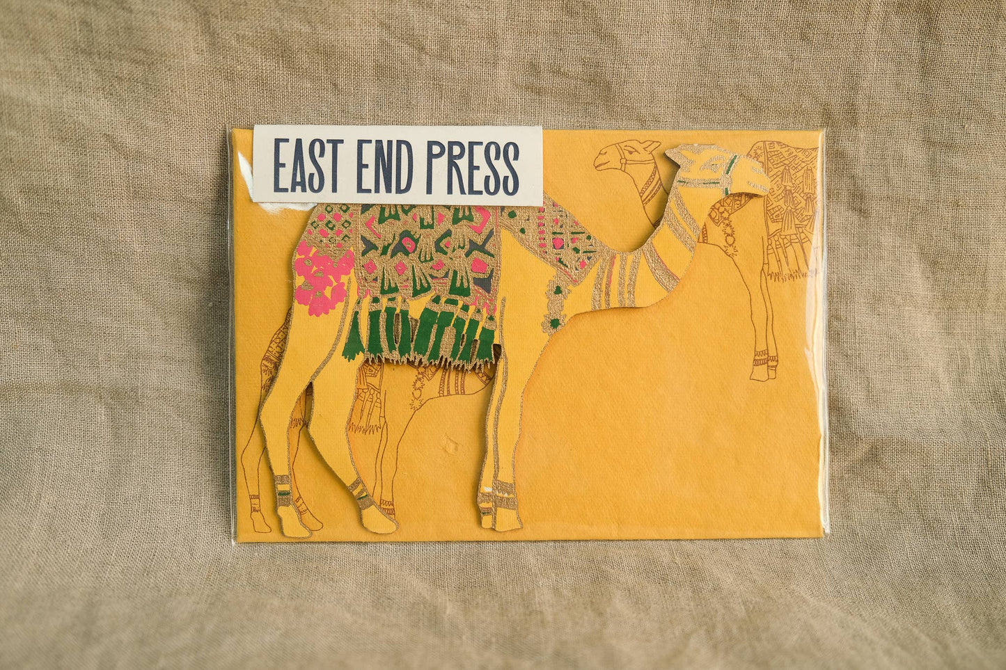 East End Press - Camel Greeting Card