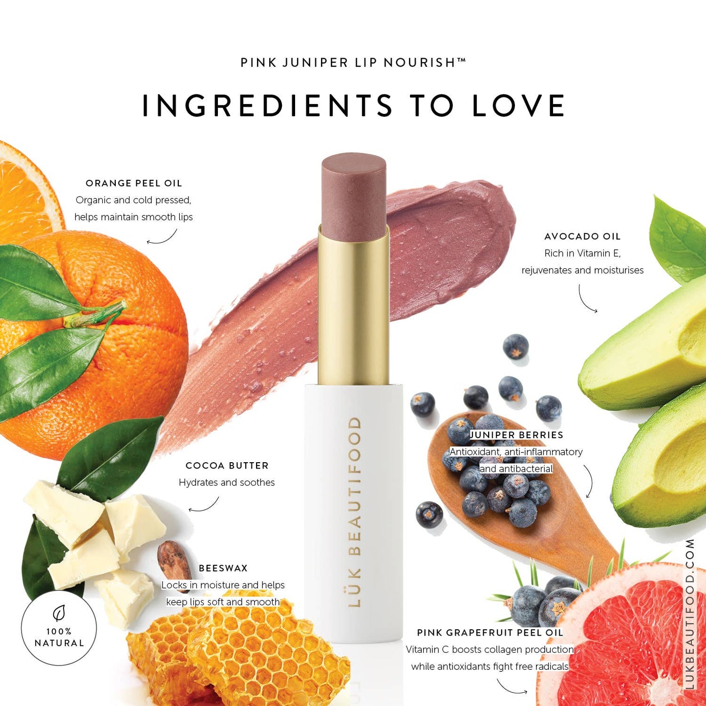 Lip Nourish™ Lipstick - Pink Juniper