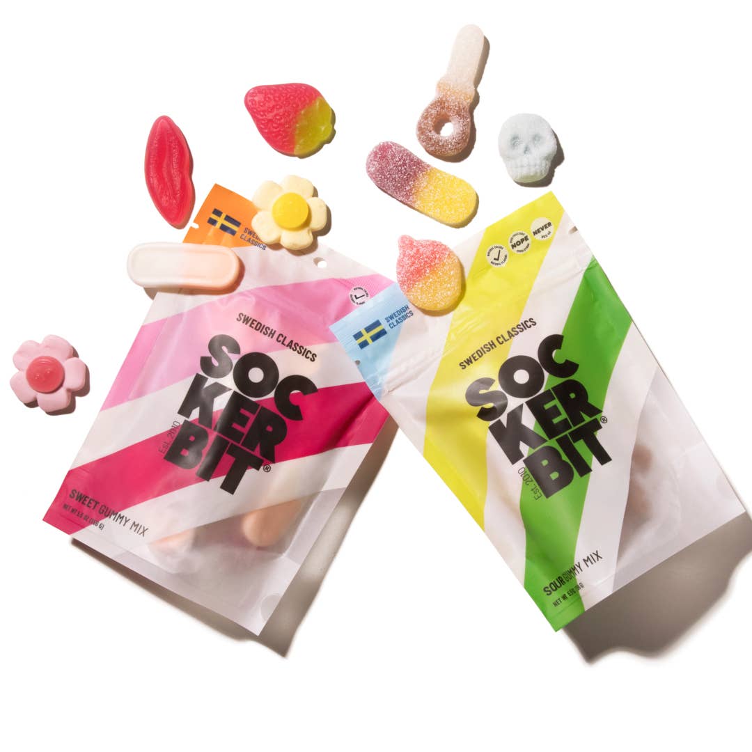 SOUR GUMMY MIX 5.5oz Swedish Candy Mix NEW