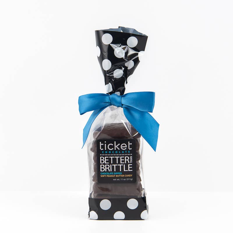 Ticket Chocolate - Better Than Brittle - Original Peanut Brittle Chocolate 11oz