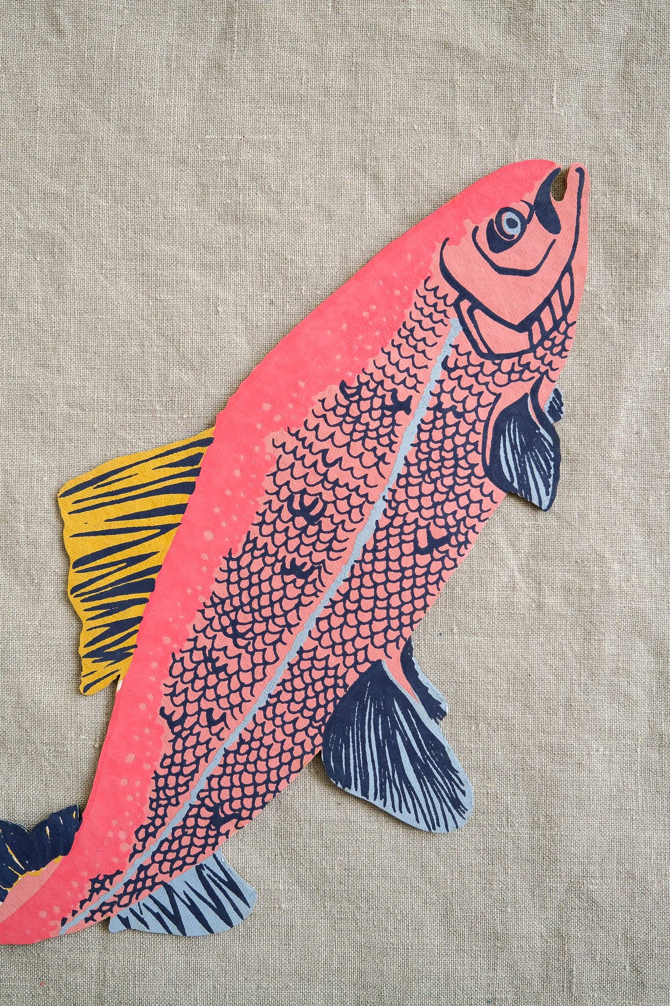 East End Press - Salmon Greeting Card