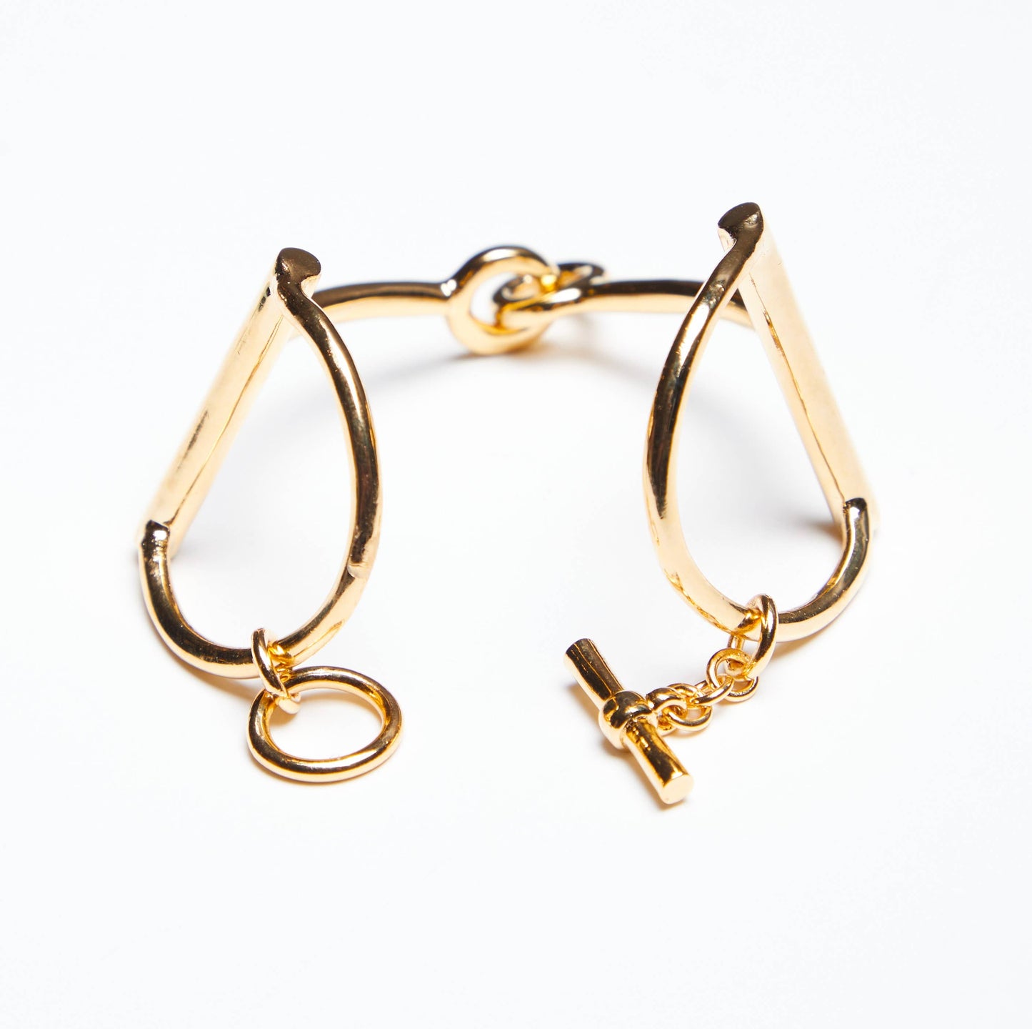 Heritage Horse Bit Gold Cuff