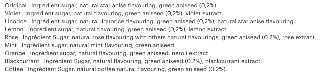 Anis De Flavigny Candies in Oval Tins