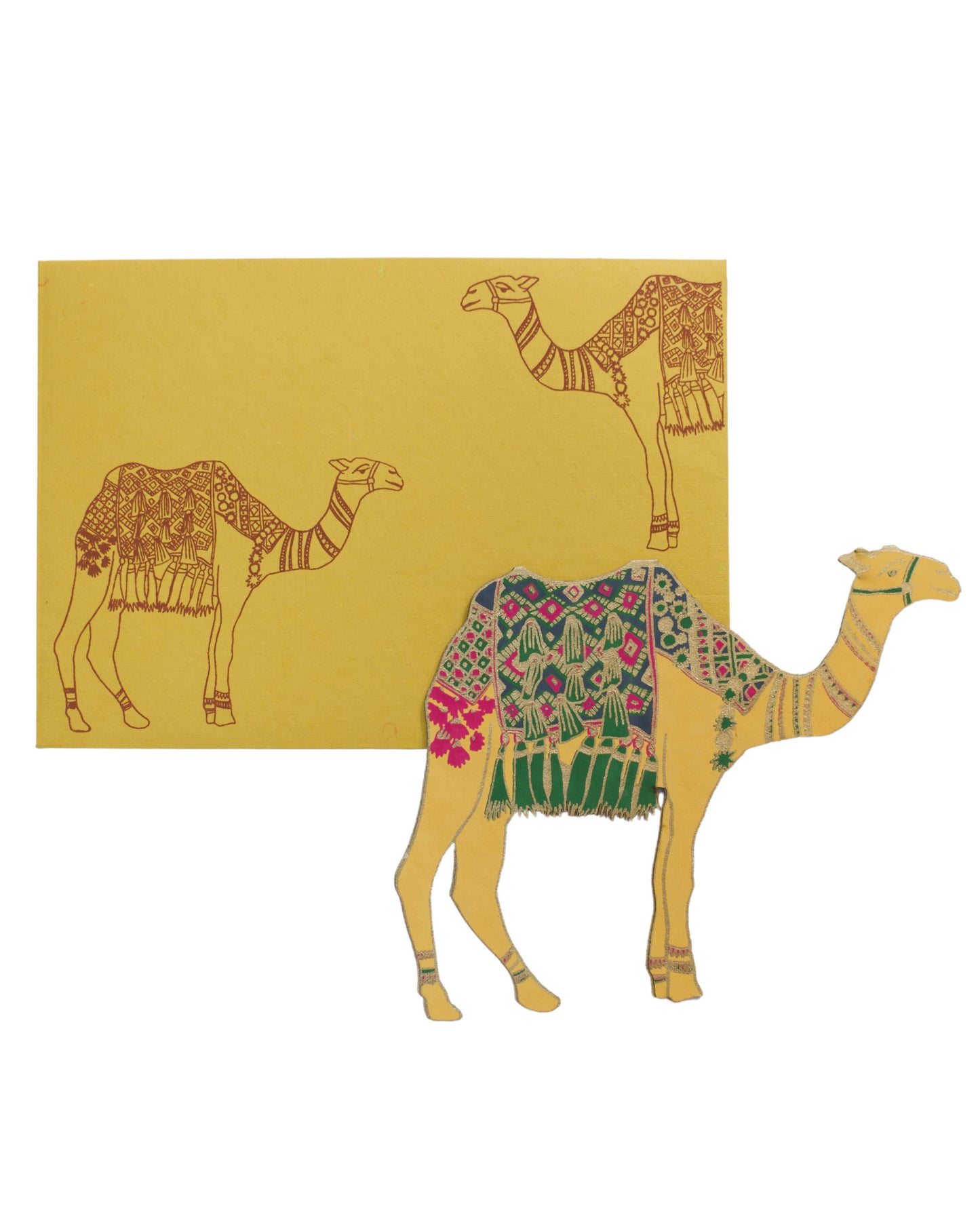 East End Press - Camel Greeting Card