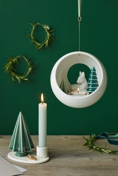 Winter Stories Tree candle holder