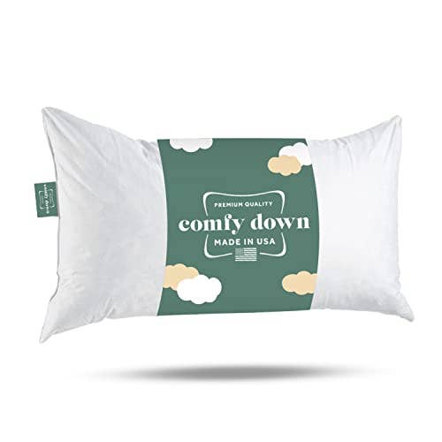 ComfyDown Decorative Throw Pillow Insert, Premium- Rectangle: 12X20
