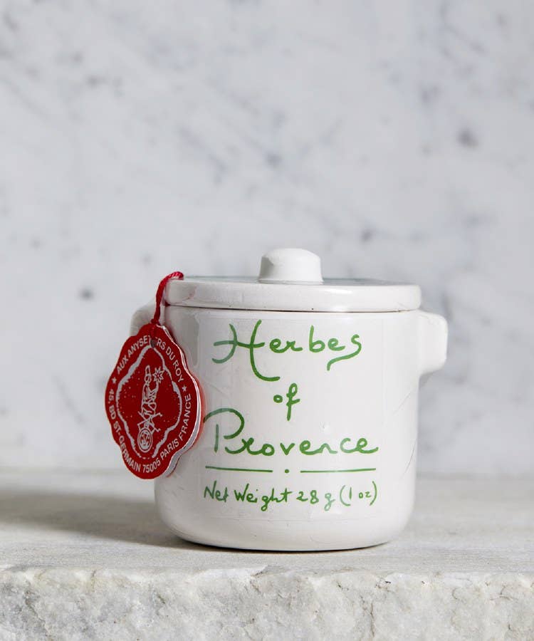 Herbs de Provence in a Handmade Crock