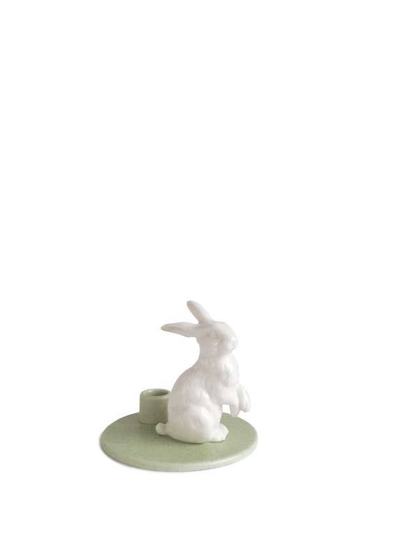 Sweet Stories Hare Sage Candlestick