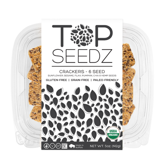 6-Seed Crackers- 5oz