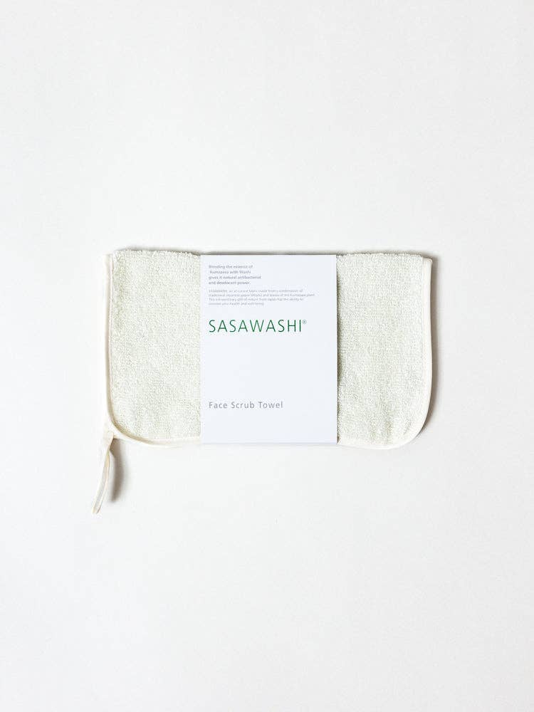 Sasawashi Face Scrub Towel