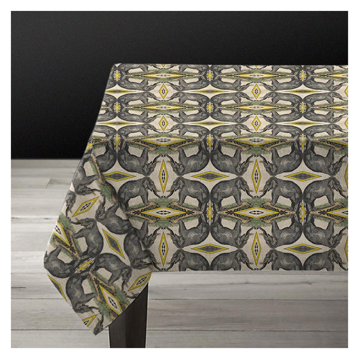 Tablecloth Elephants 58" x 118"