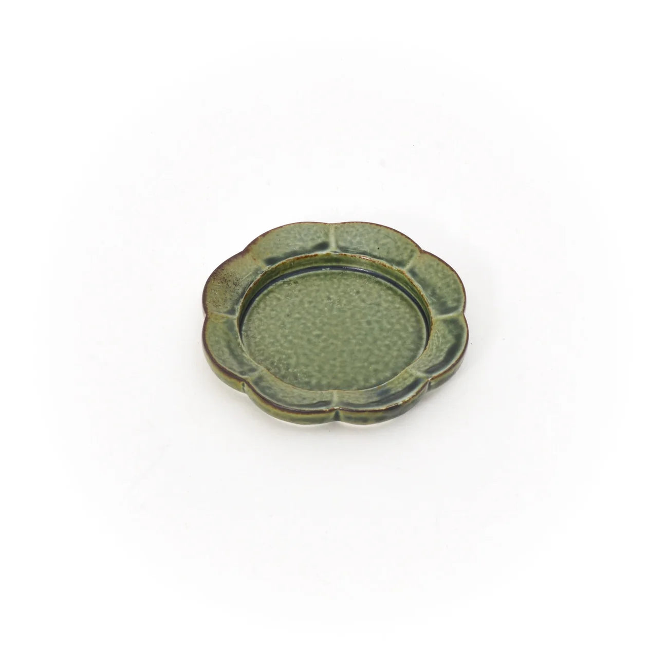 Seto Incense Tray-Flower Green