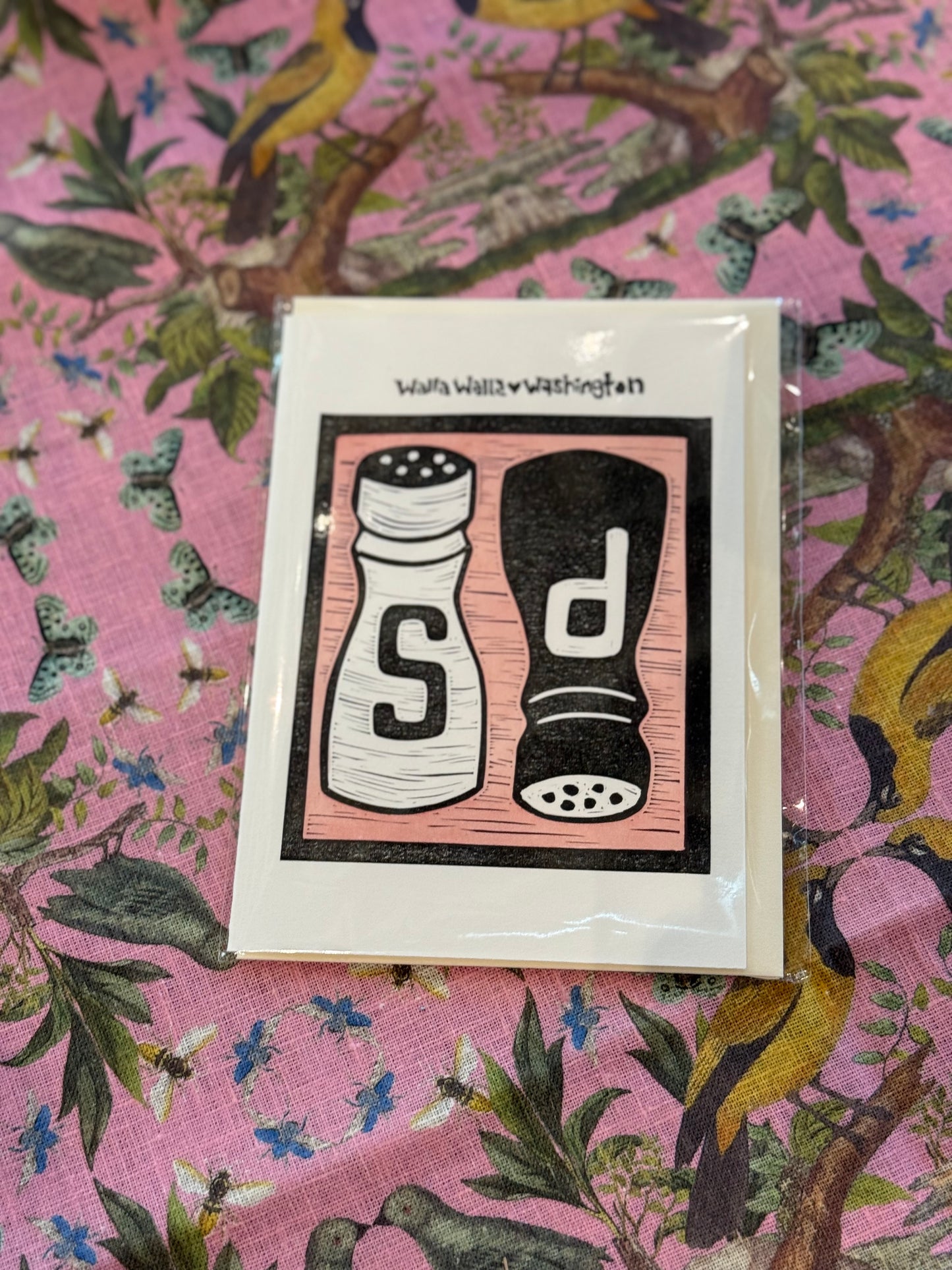 Card Salt & Peppa (Pink)