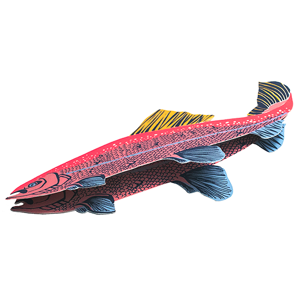 East End Press - Salmon Greeting Card