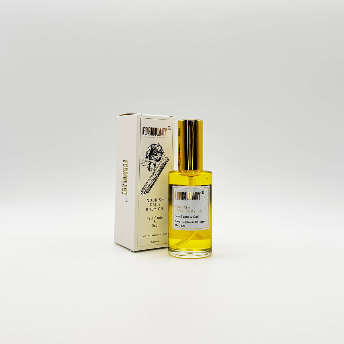 Palo Santo & Oud - Nourish Daily Body Oil (2oz)