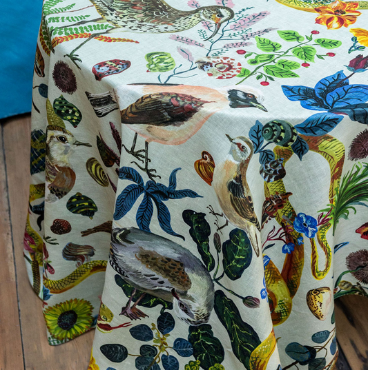 Tablecloth 59" x 118"  Birds in the Dunes