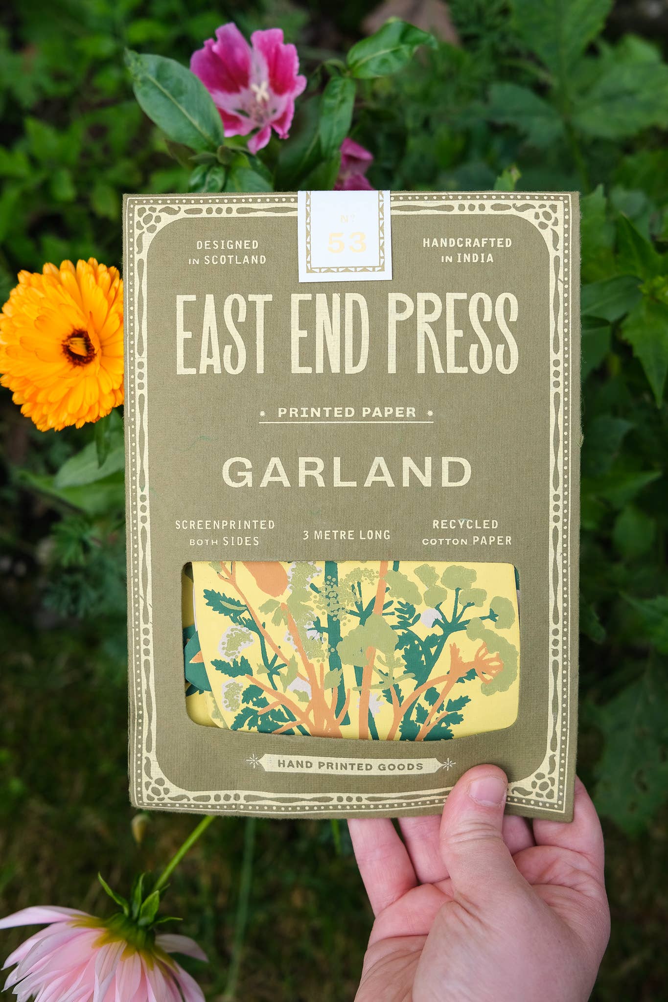 Spring Blooms Sewn Garland