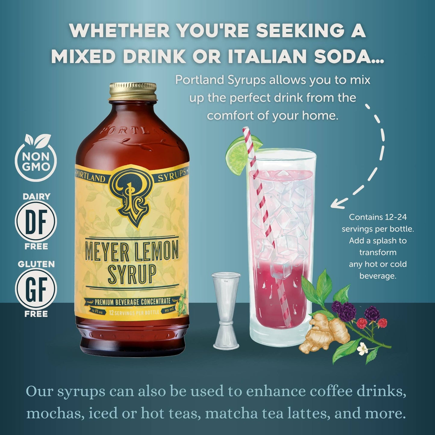Meyer Lemon Syrup 12oz