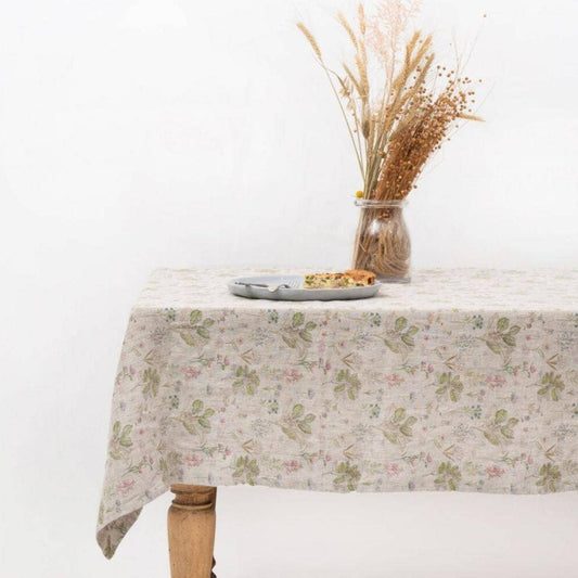 Botany Linen Tablecloth: 55"x138" | 140x350 cm