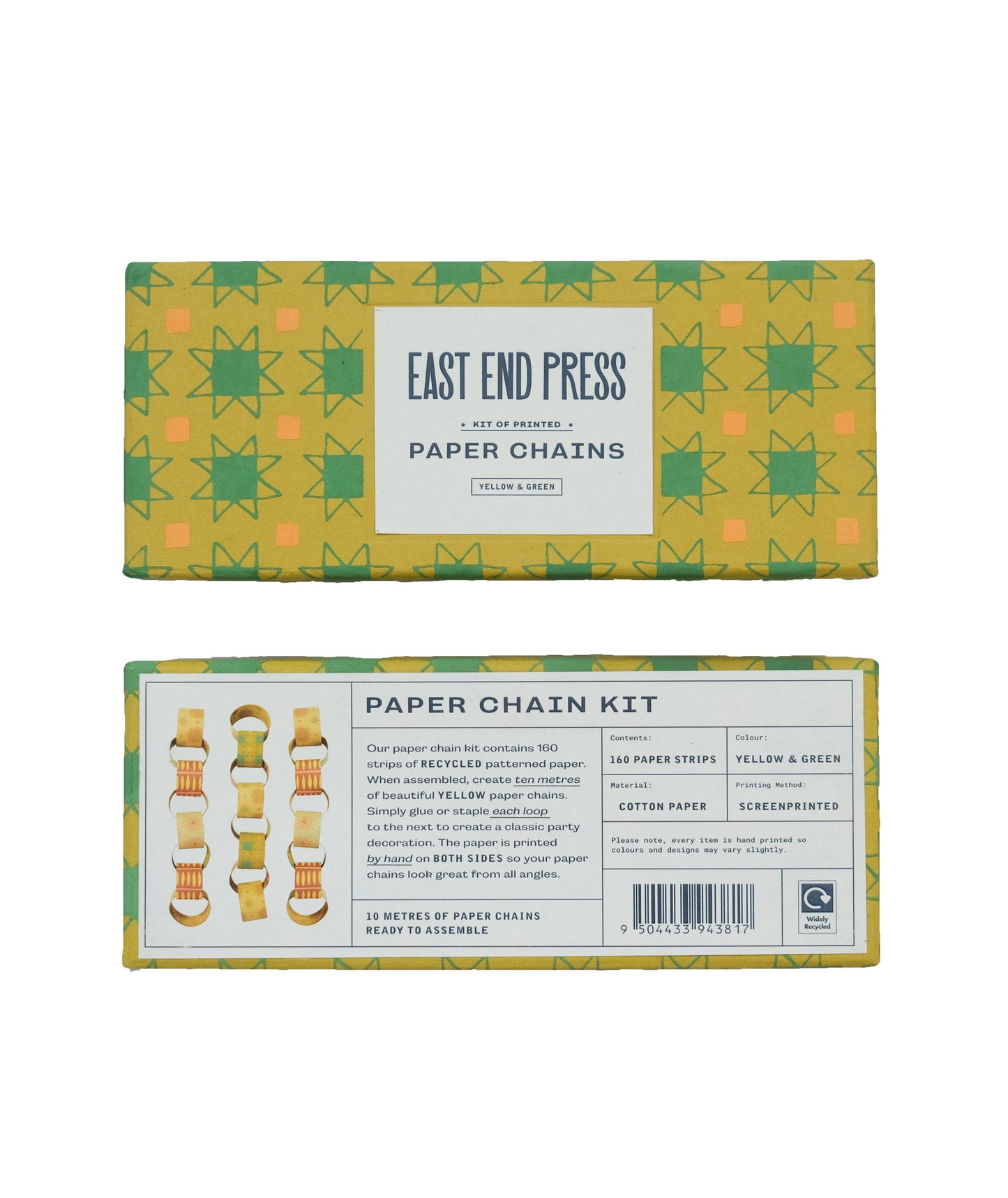 Paper Chain Kit Yellow & Green