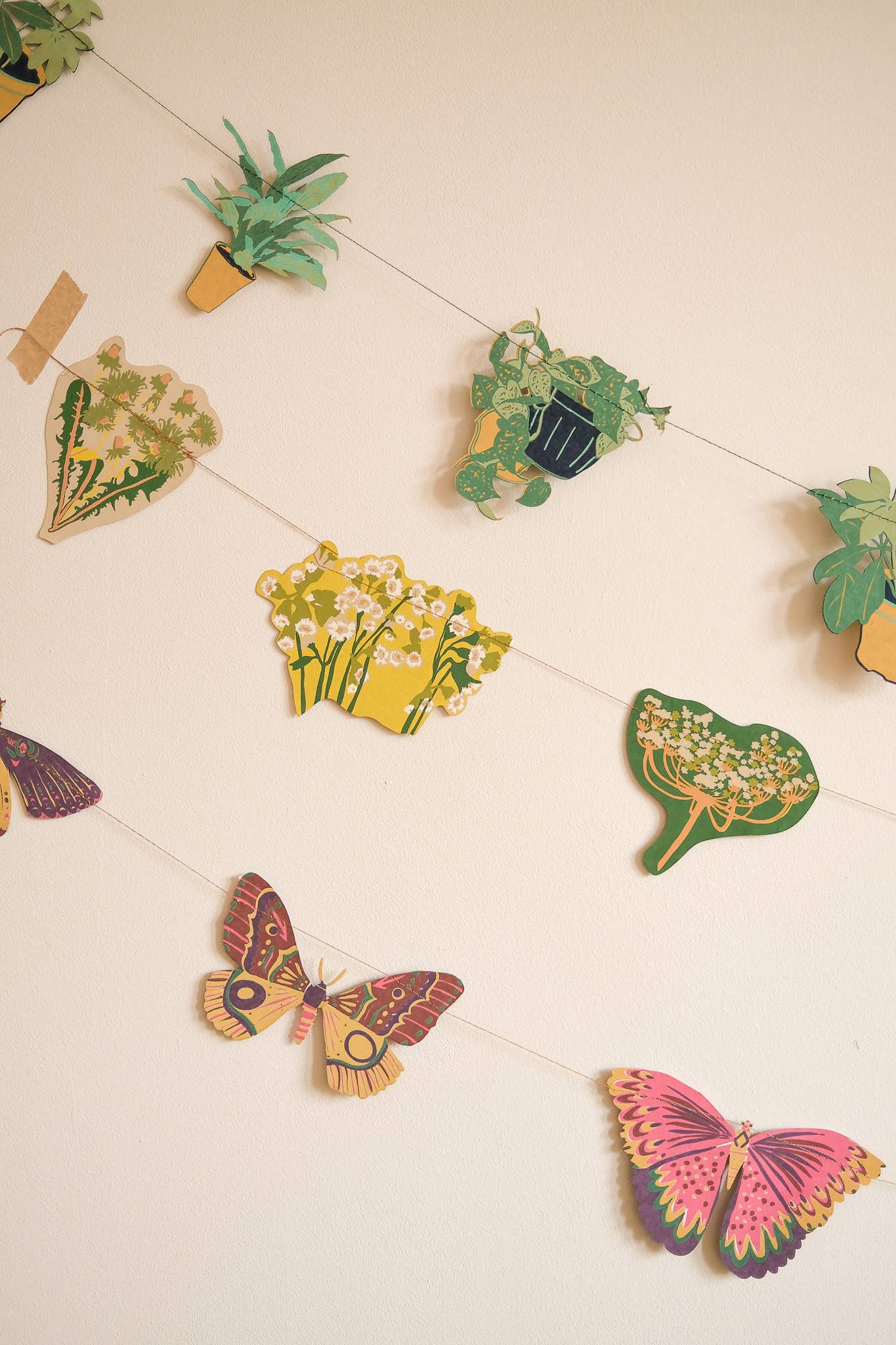 Houseplants Sewn Garland