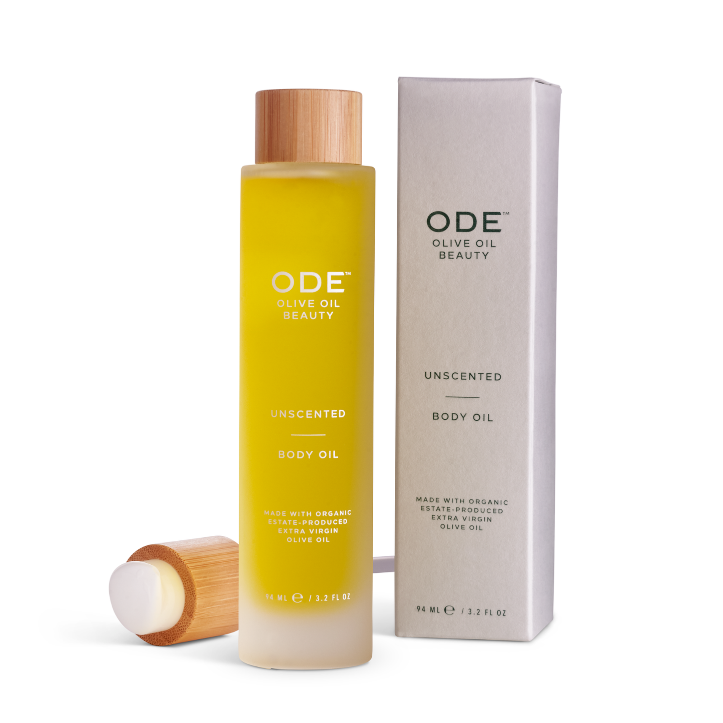 ODE Olive Oil Beauty Body Oil - Unscented 3.2 FL OZ
