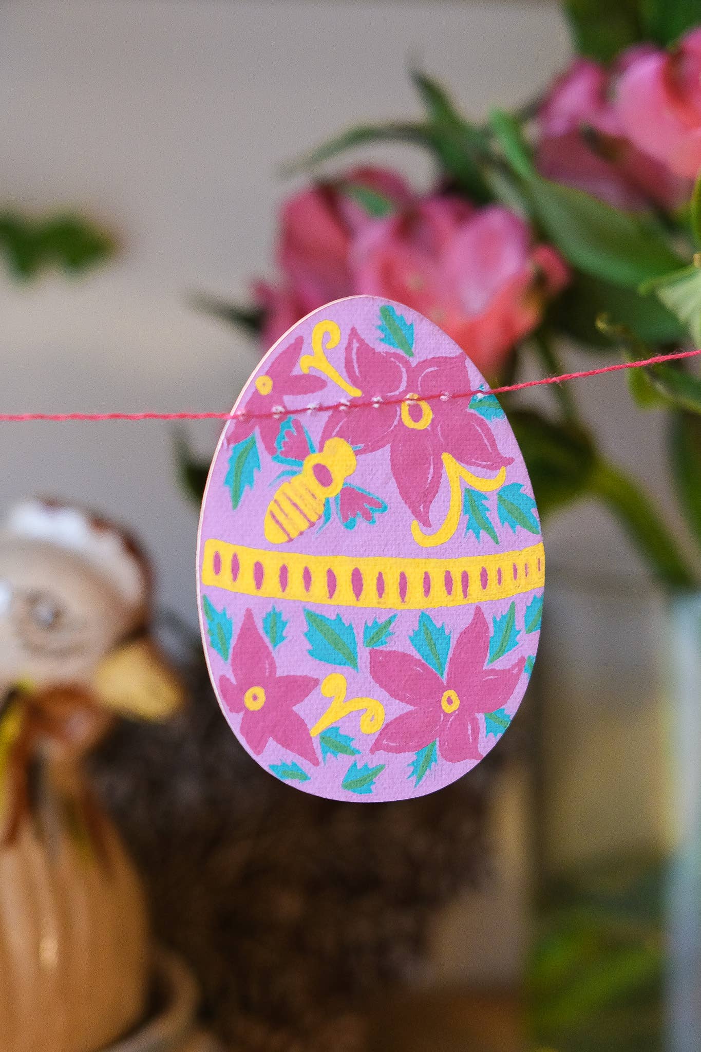 Easter Egg Sewn Garland