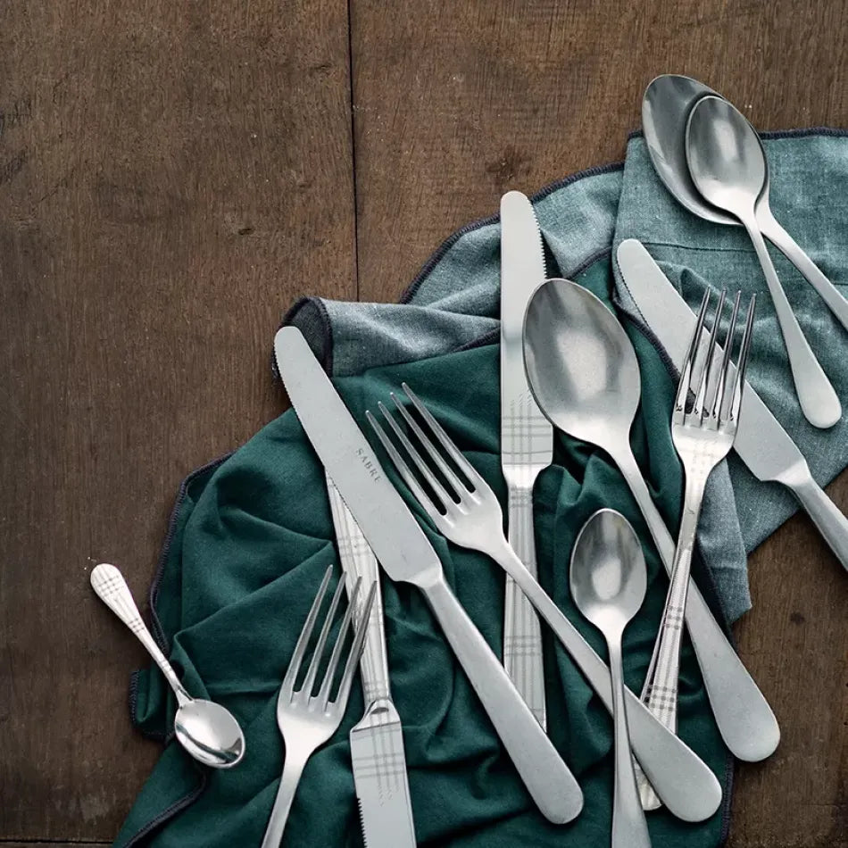 Marius Stainless Steel 5-Pc Setting - Dinner Knife, Dinner Fork, Soup Spoon, Salad Fork, Teaspoon