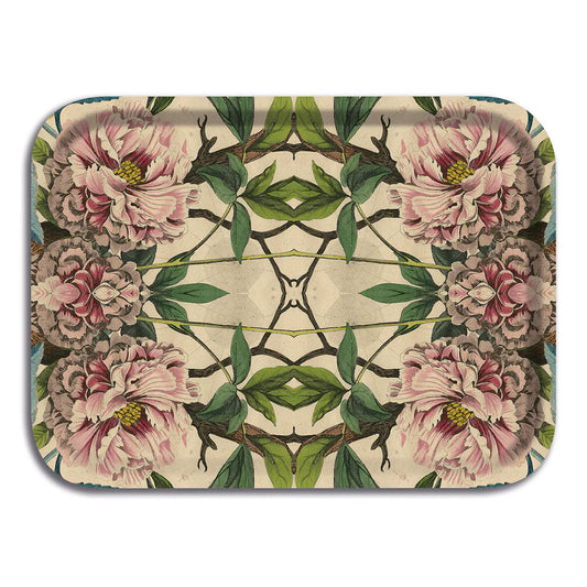 Tray Peonies Rectangular