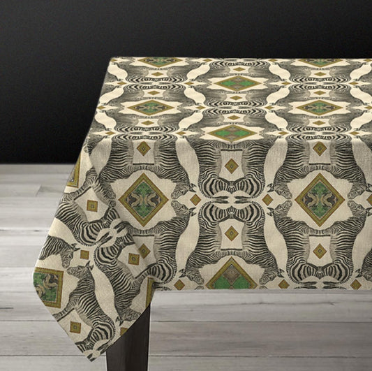 Tablecloth Zebra 58" x 118"