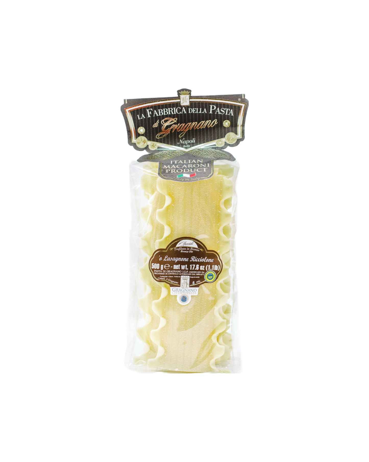 Lasagnone Ricciolone IGP by La Fabbrica della Pasta