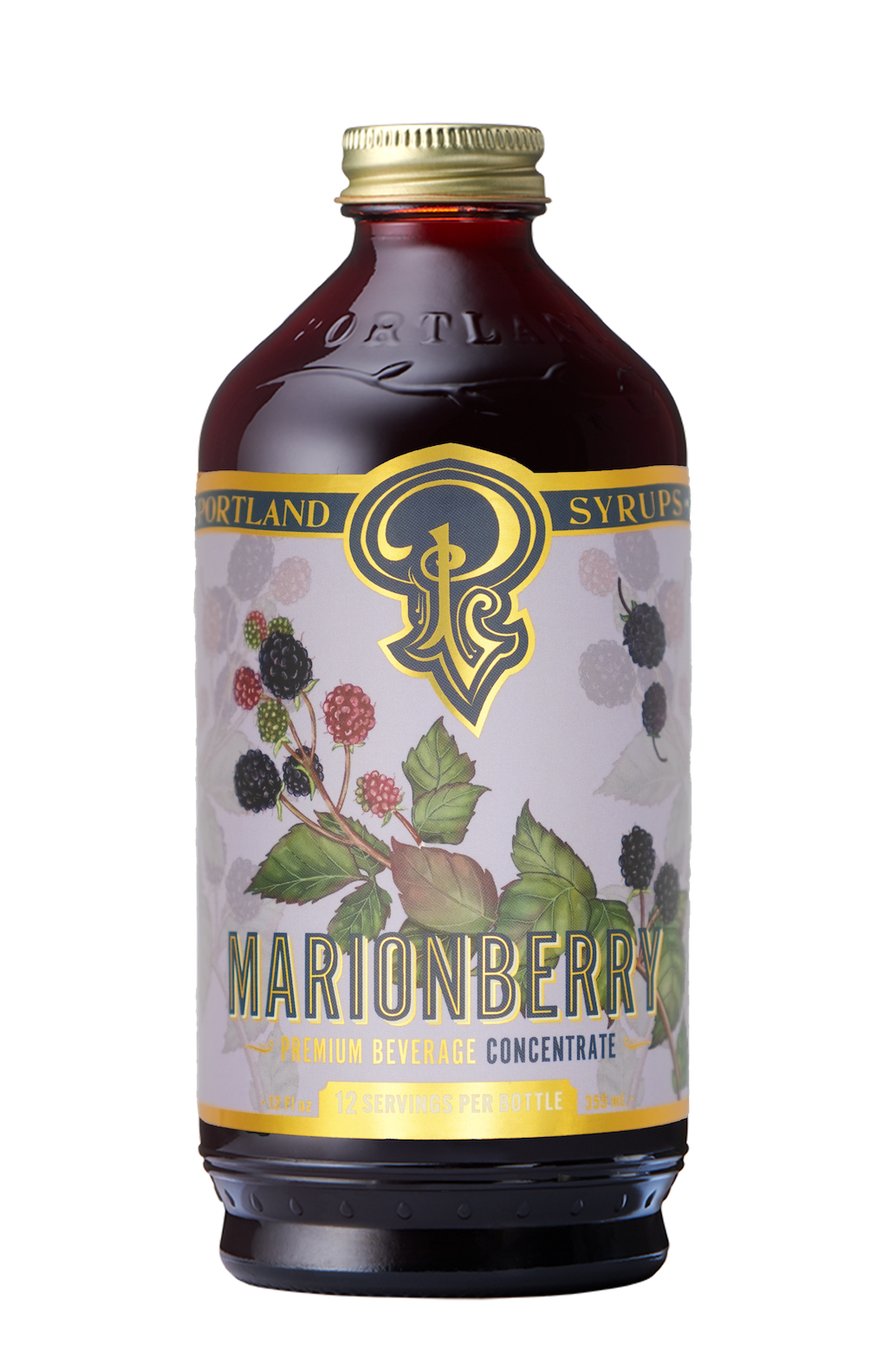 Marionberry Syrup 12oz - cocktail / mocktail mixer