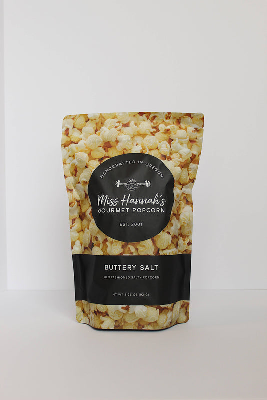 Buttery Salt Popcorn: Photo Bag (12 Month Shelf-Life)
