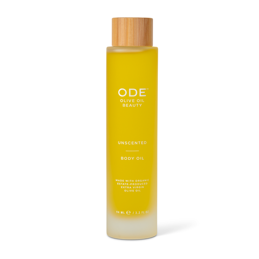 ODE Olive Oil Beauty Body Oil - Unscented 3.2 FL OZ pump included