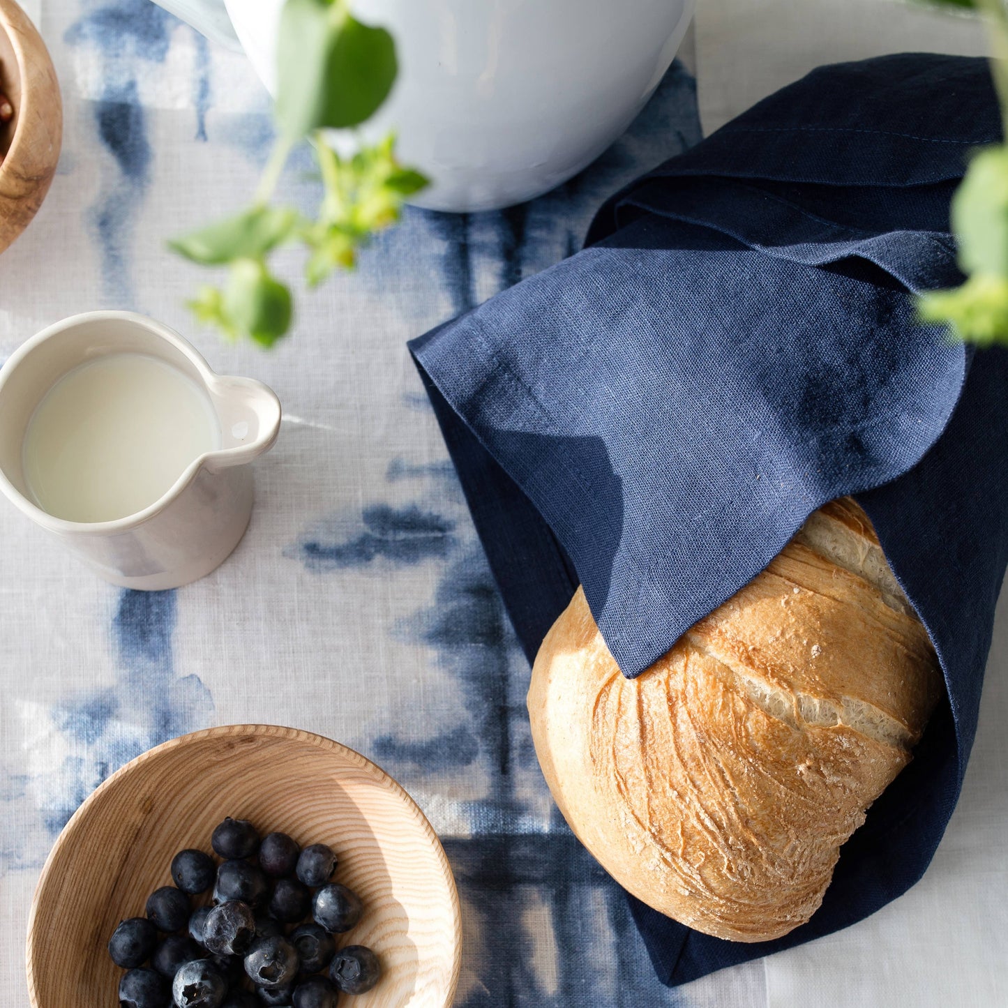 Navy Linen Napkins Set of 4: 18"x18" | 45x45 cm