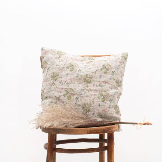 Botany Linen Cushion Cover: 20"x20" | 50x50cm with insert
