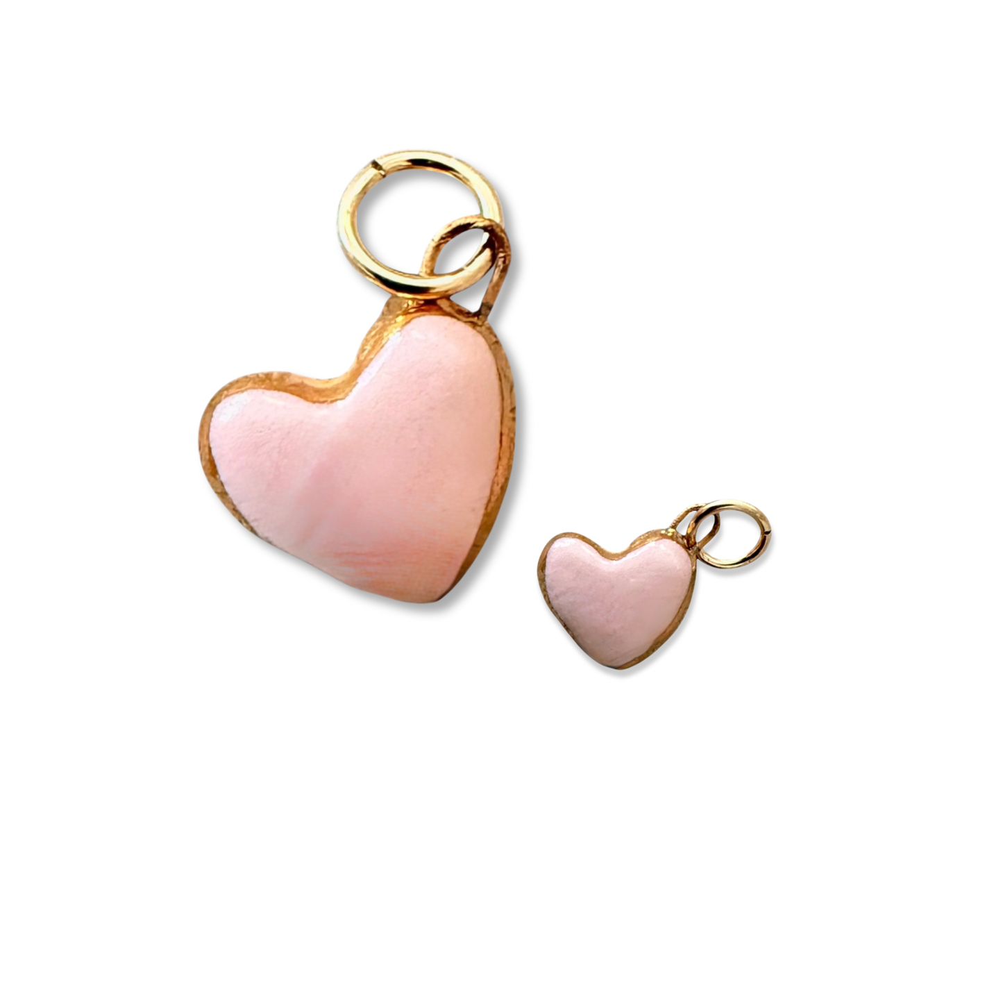 Heart charm: Large Turquoise
