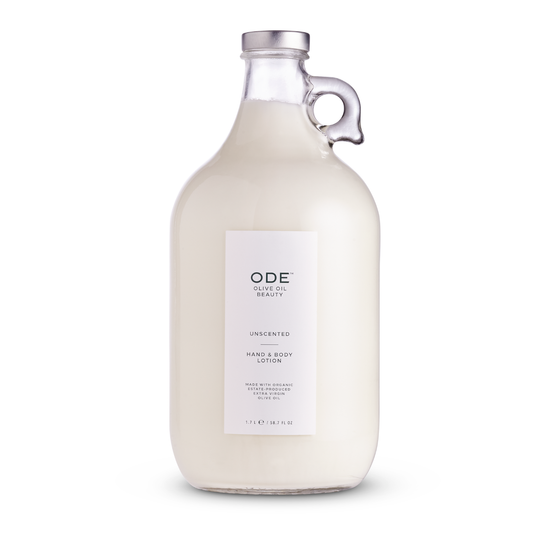 ODE Olive Oil Beauty Hand & Body Lotion Growler - Unscented