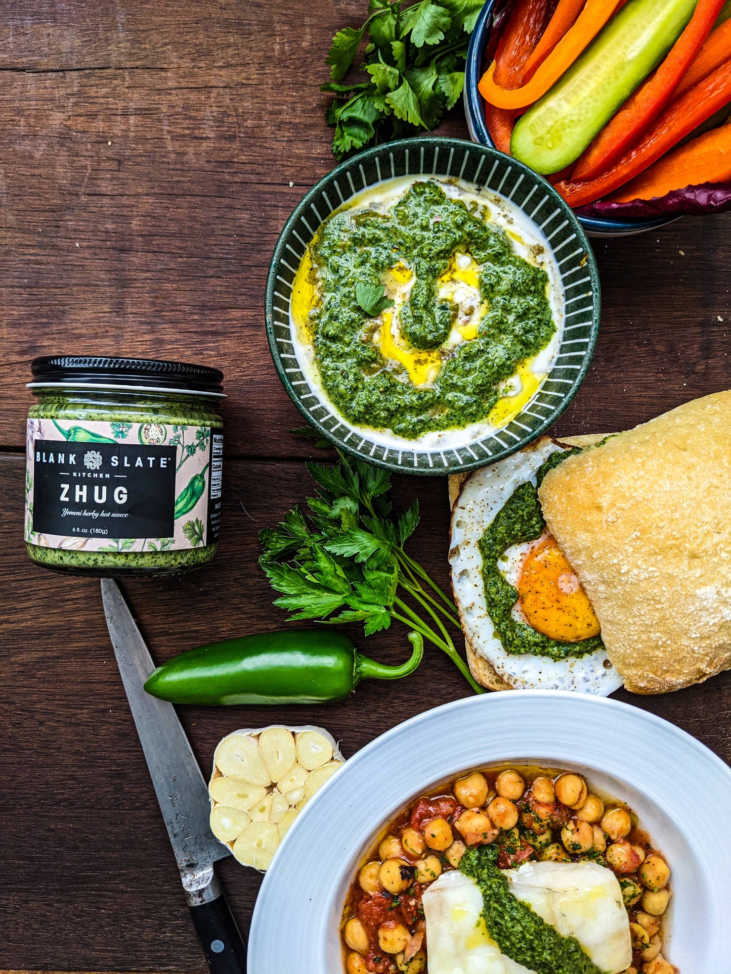 Zhug - Middle Eastern chimichurri