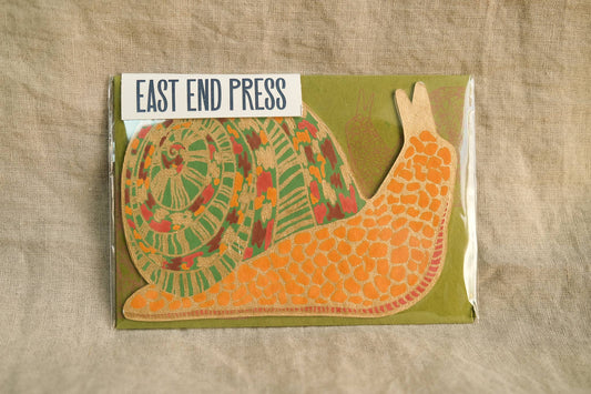 East End Press - Snail Greeting Card