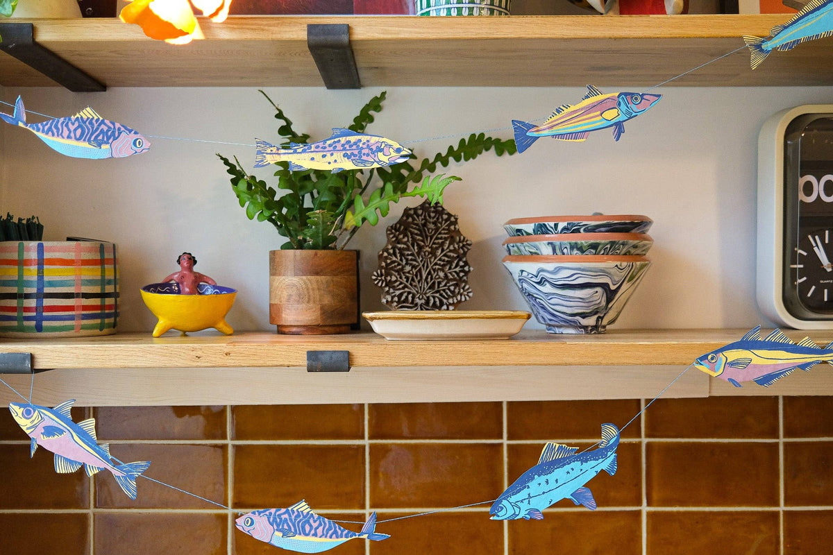 FISHES SEWN GARLAND
