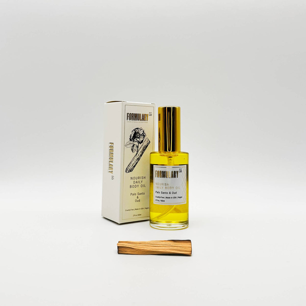 Palo Santo & Oud - Nourish Daily Body Oil (2oz)