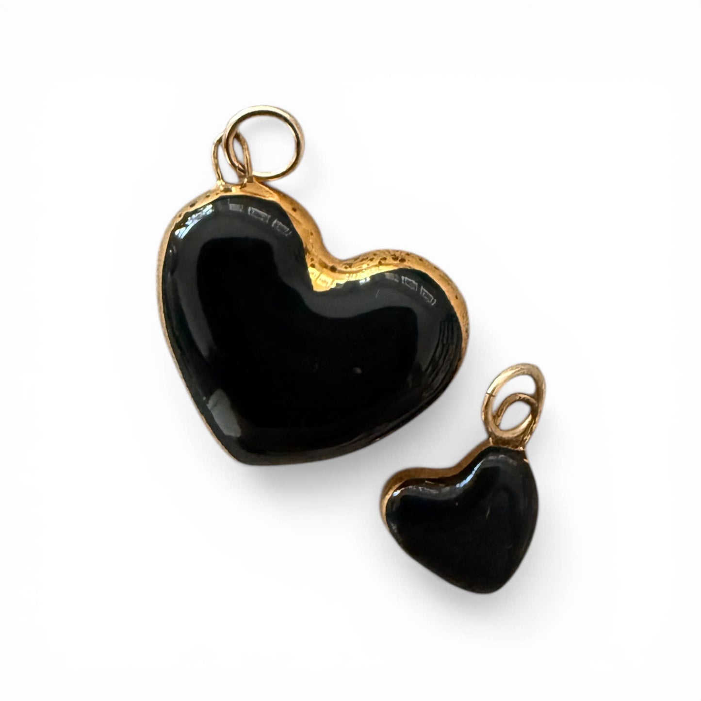 Heart charm: Large Red