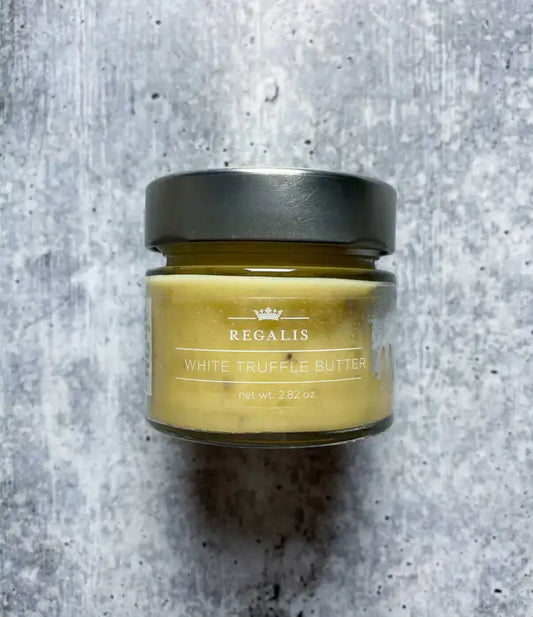 Regalis Foods Grass-Fed White Truffle Butter (Shelf stable). 3 oz