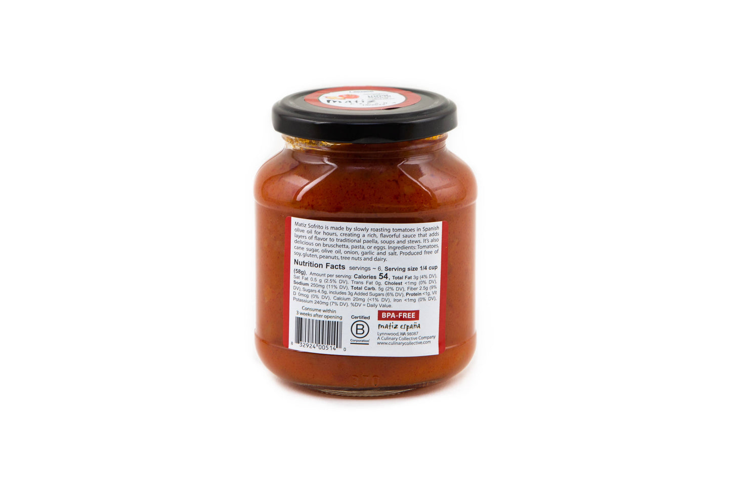 Matiz Paella Sofrito - 12.3oz Jar