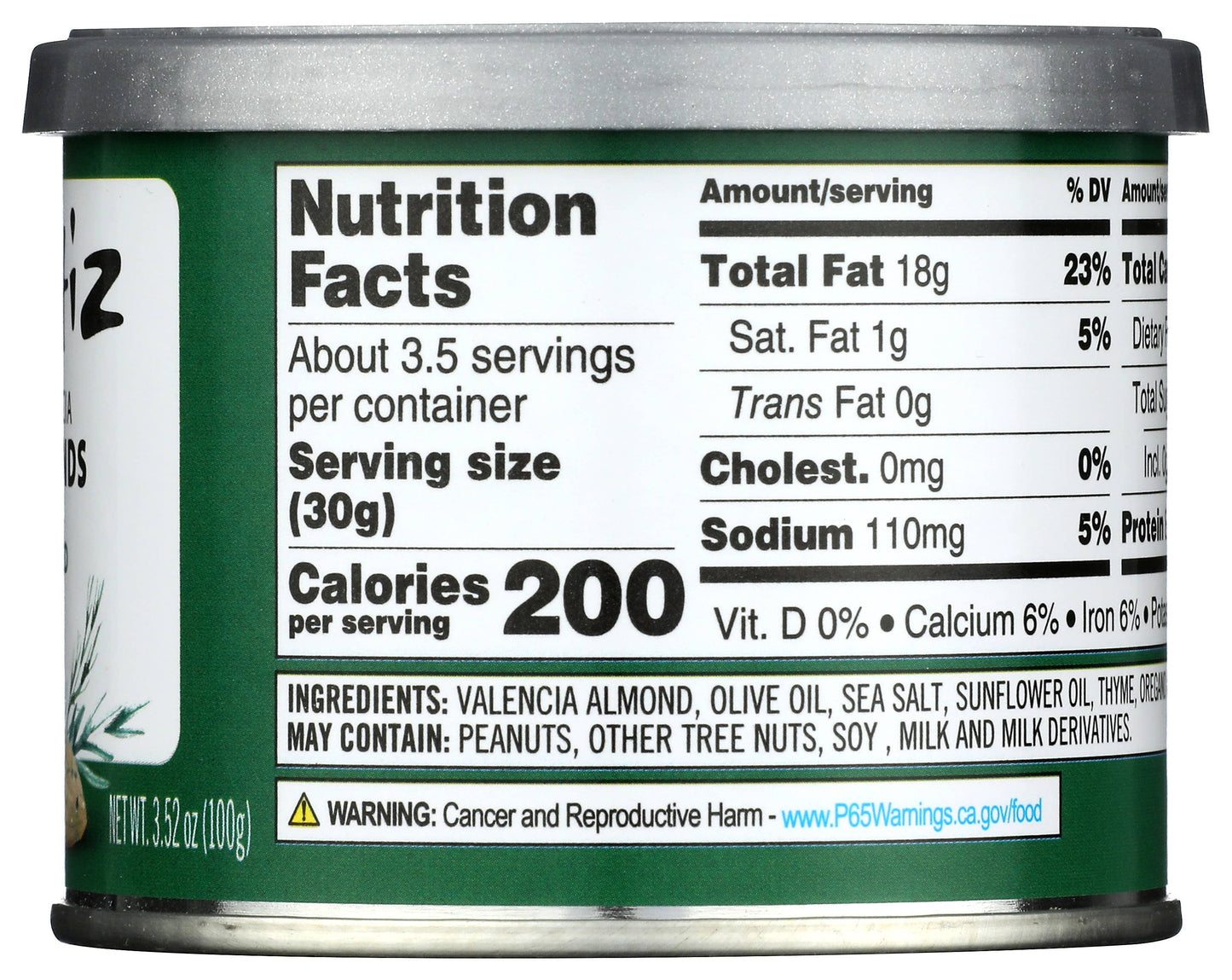 Matiz Valencian Almond Salted