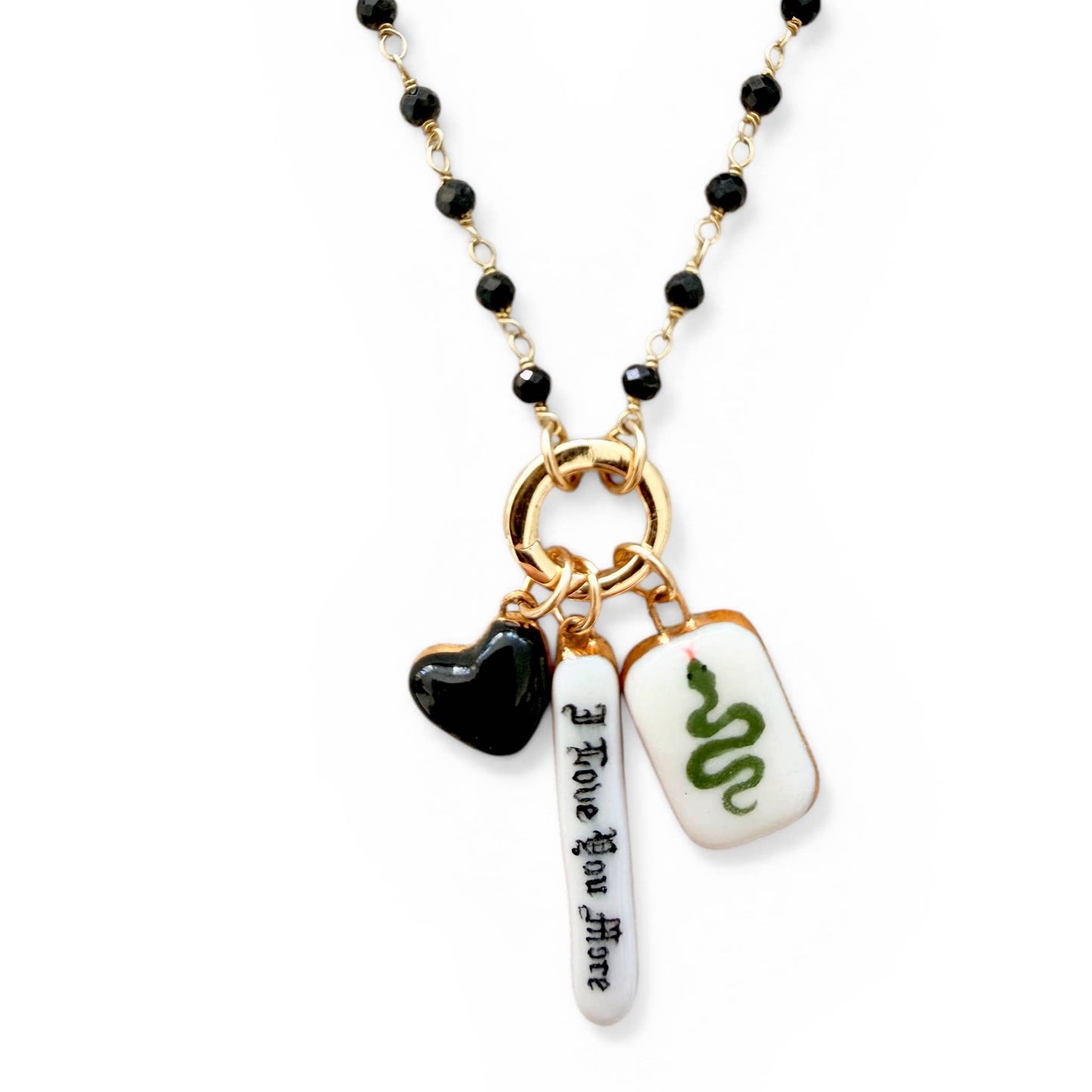 Green Snake Charm: Rectangle