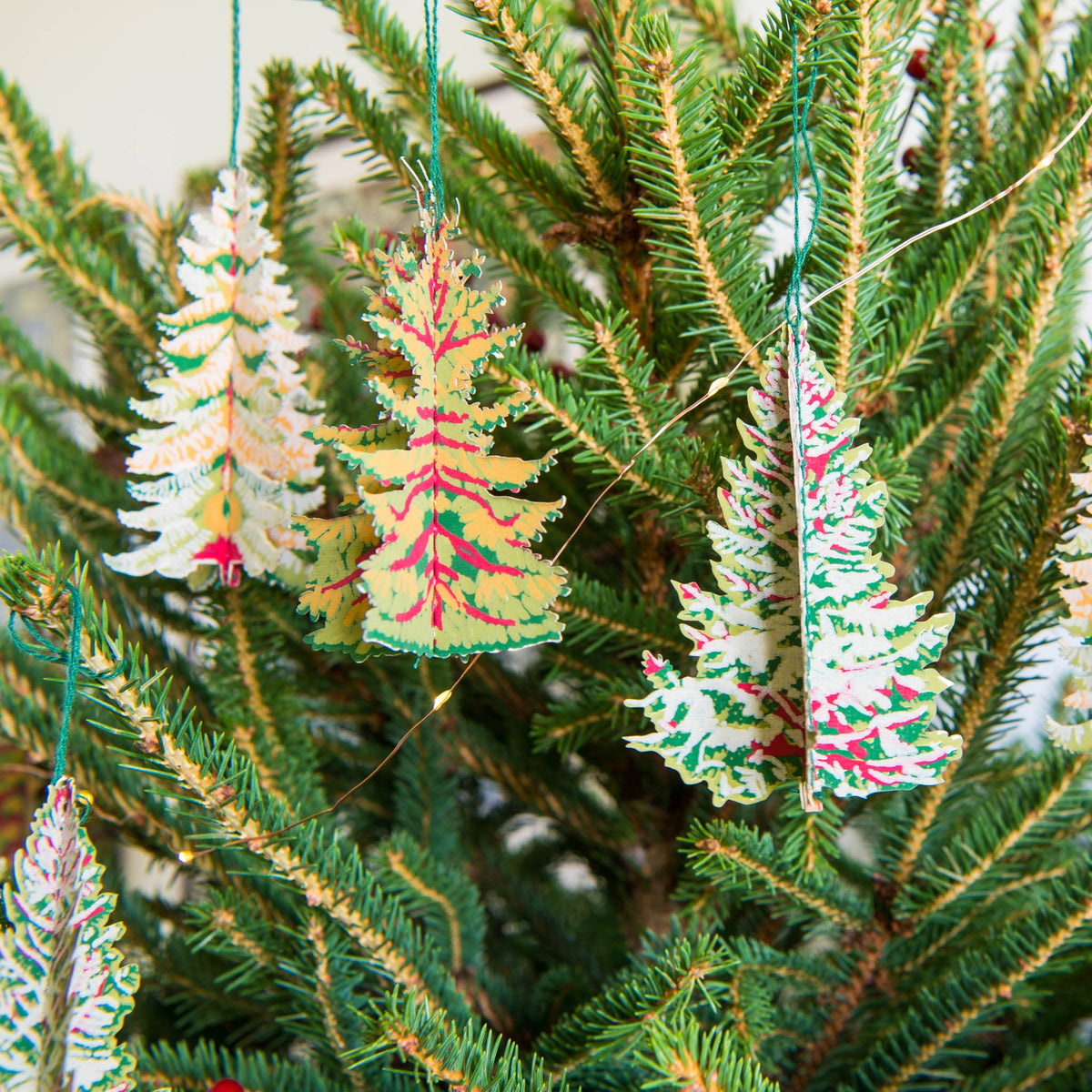 FOREST PAPER ORNAMENTS