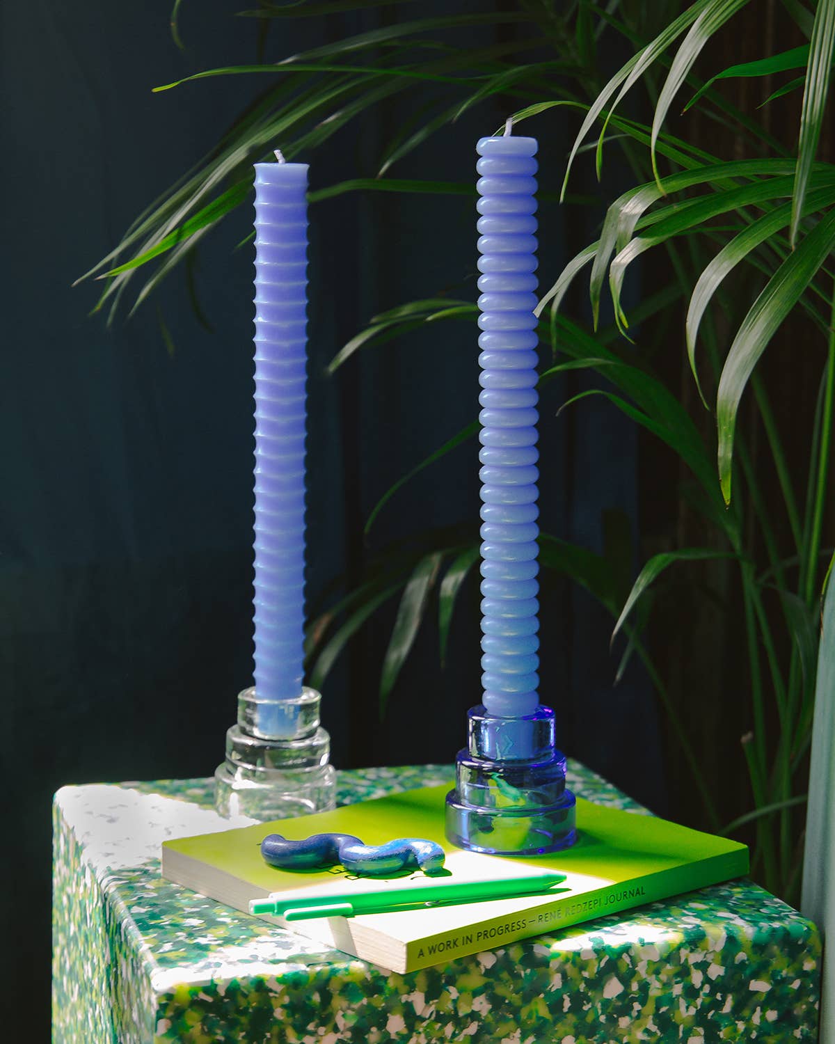 Neon Taper Candles (Set of 2)